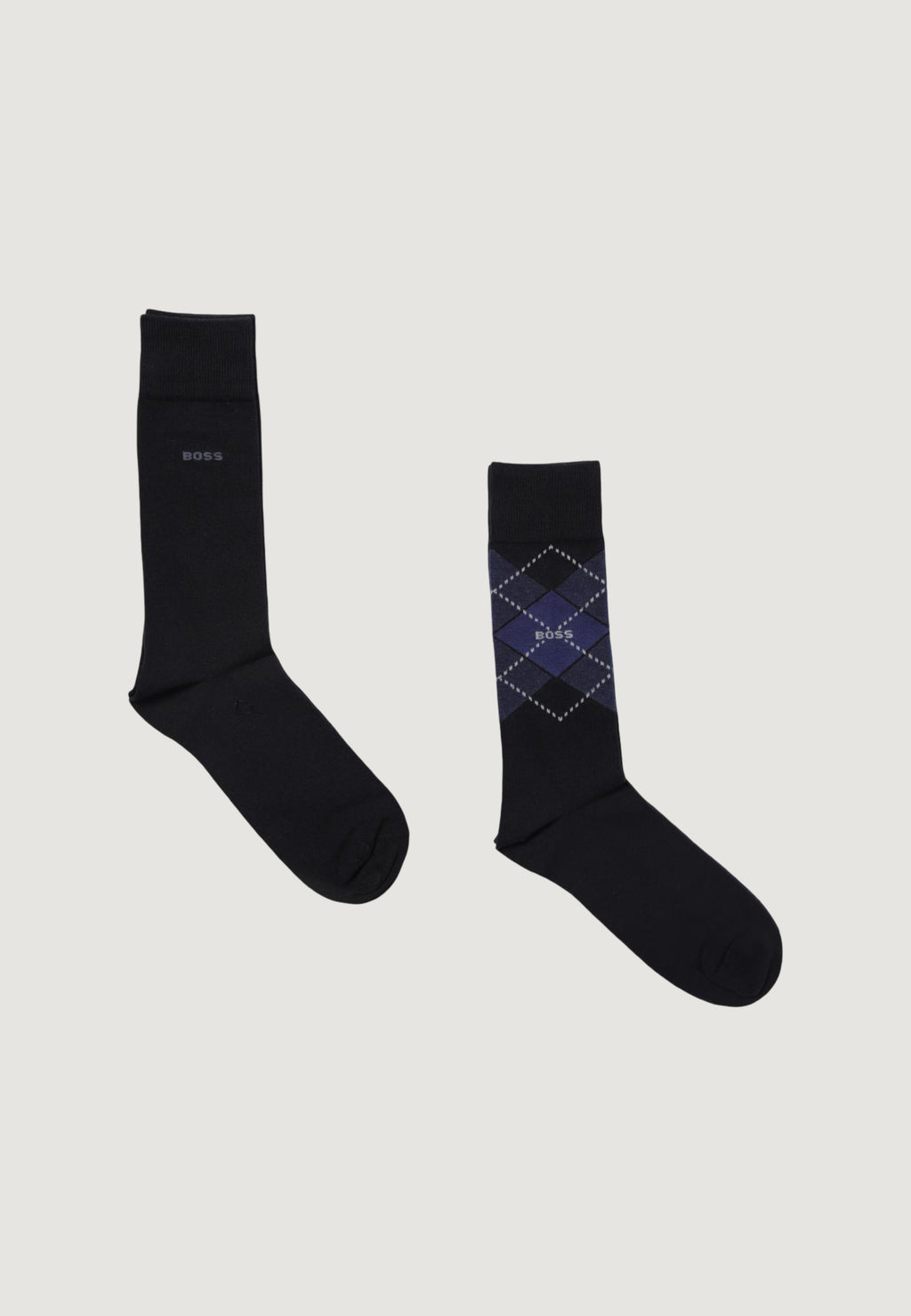 Knee high socks Boss 2P RS Argyle CC
