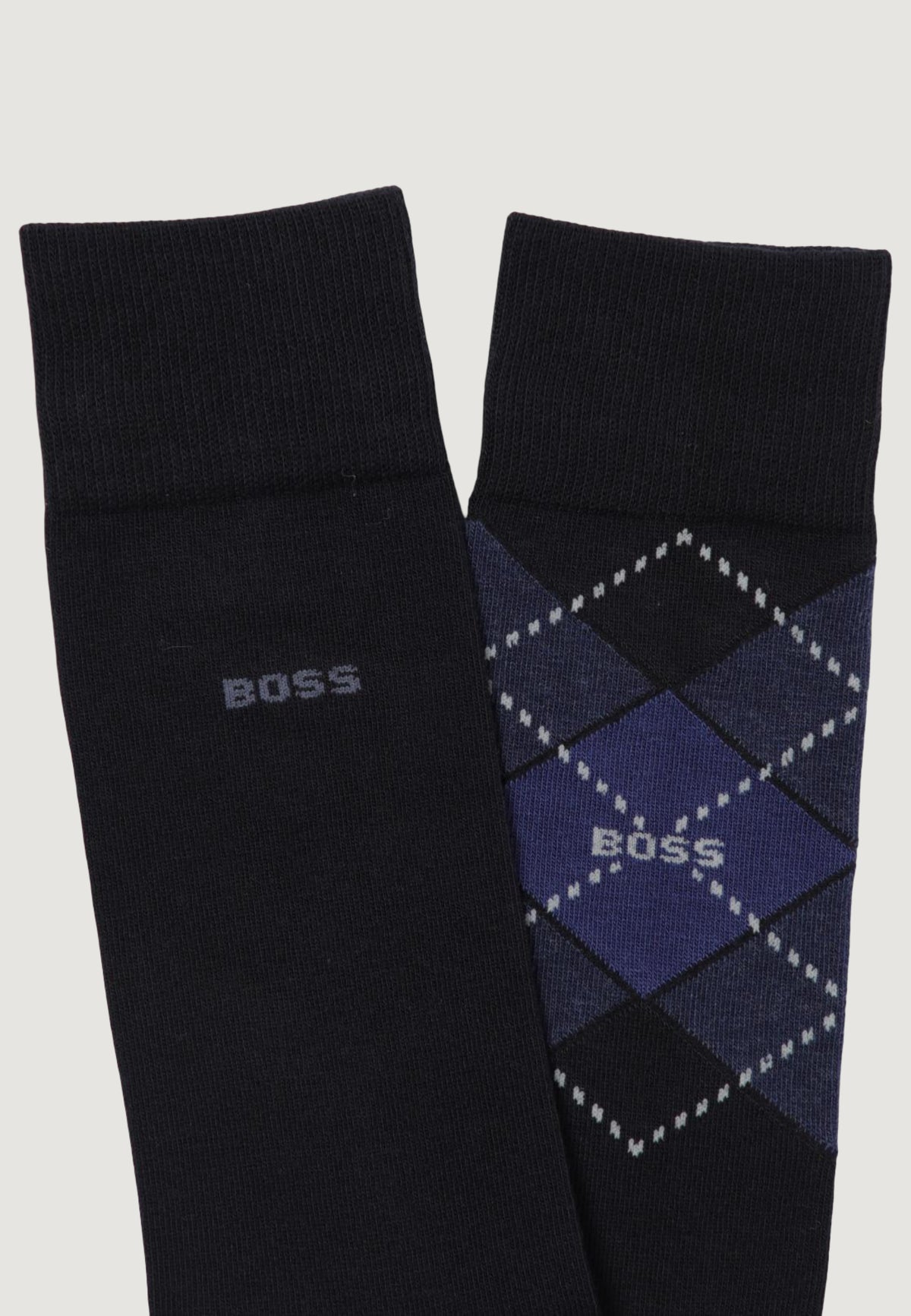 Knee high socks Boss 2P RS Argyle CC