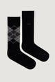 Knee high socks Boss 2P RS Argyle CC