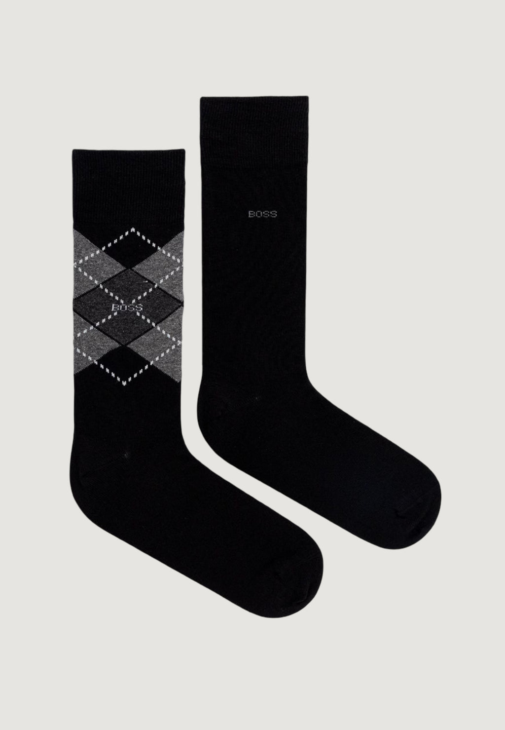 Knee high socks Boss 2P RS Argyle CC