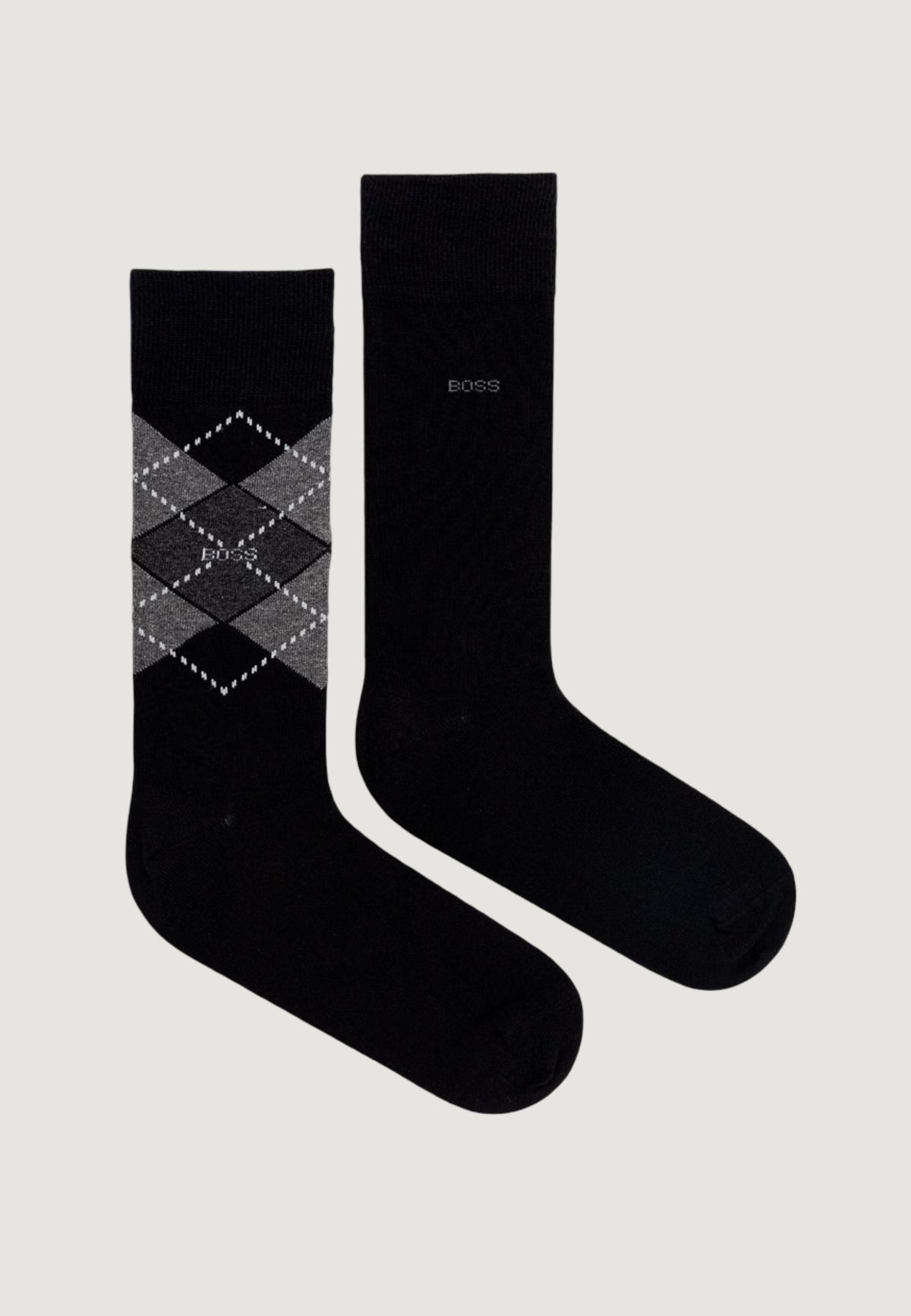 Knee high socks Boss 2P RS Argyle CC