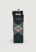 Knee high socks Boss 2P RS Argyle CC