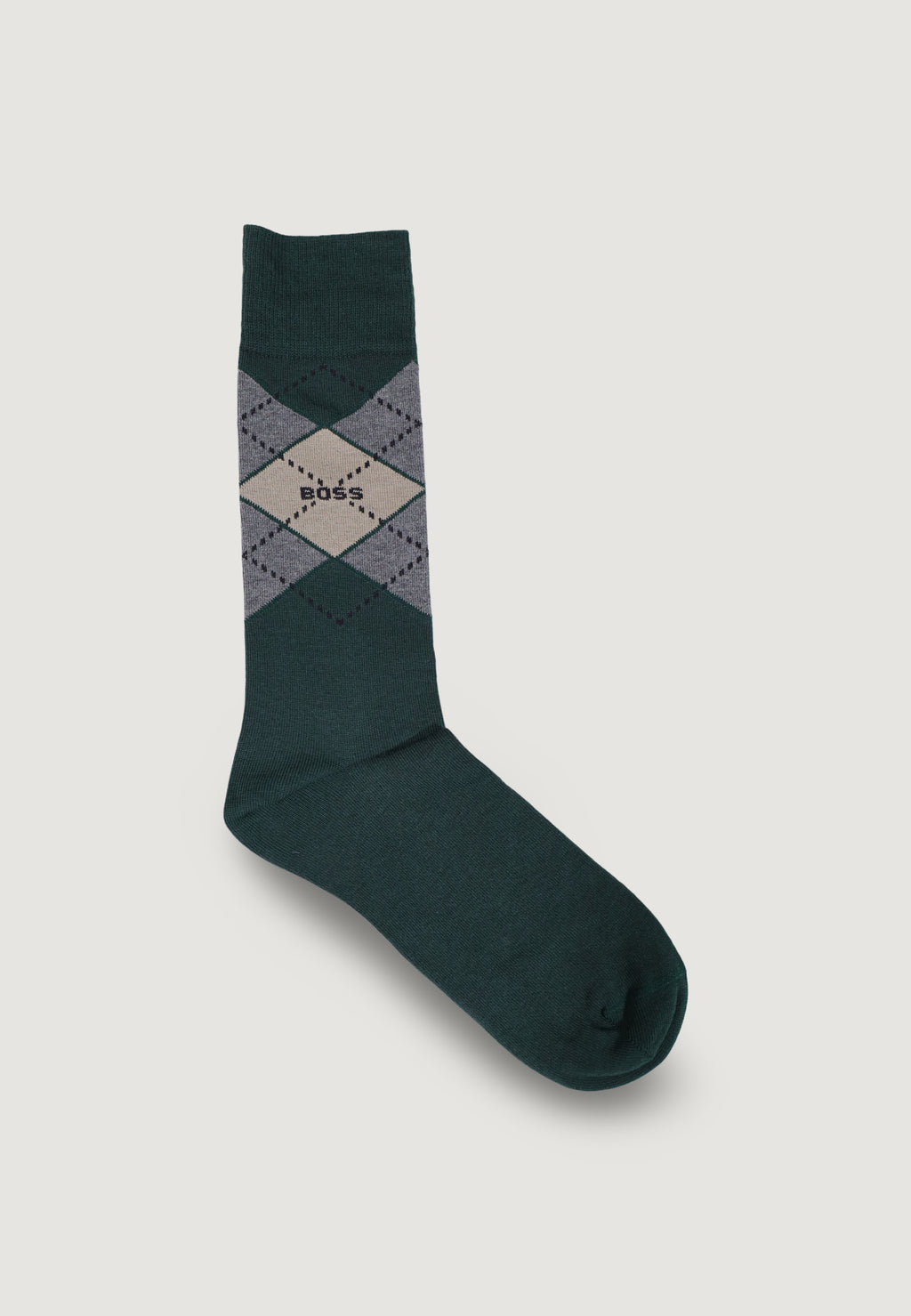 Knee high socks Boss 2P RS Argyle CC