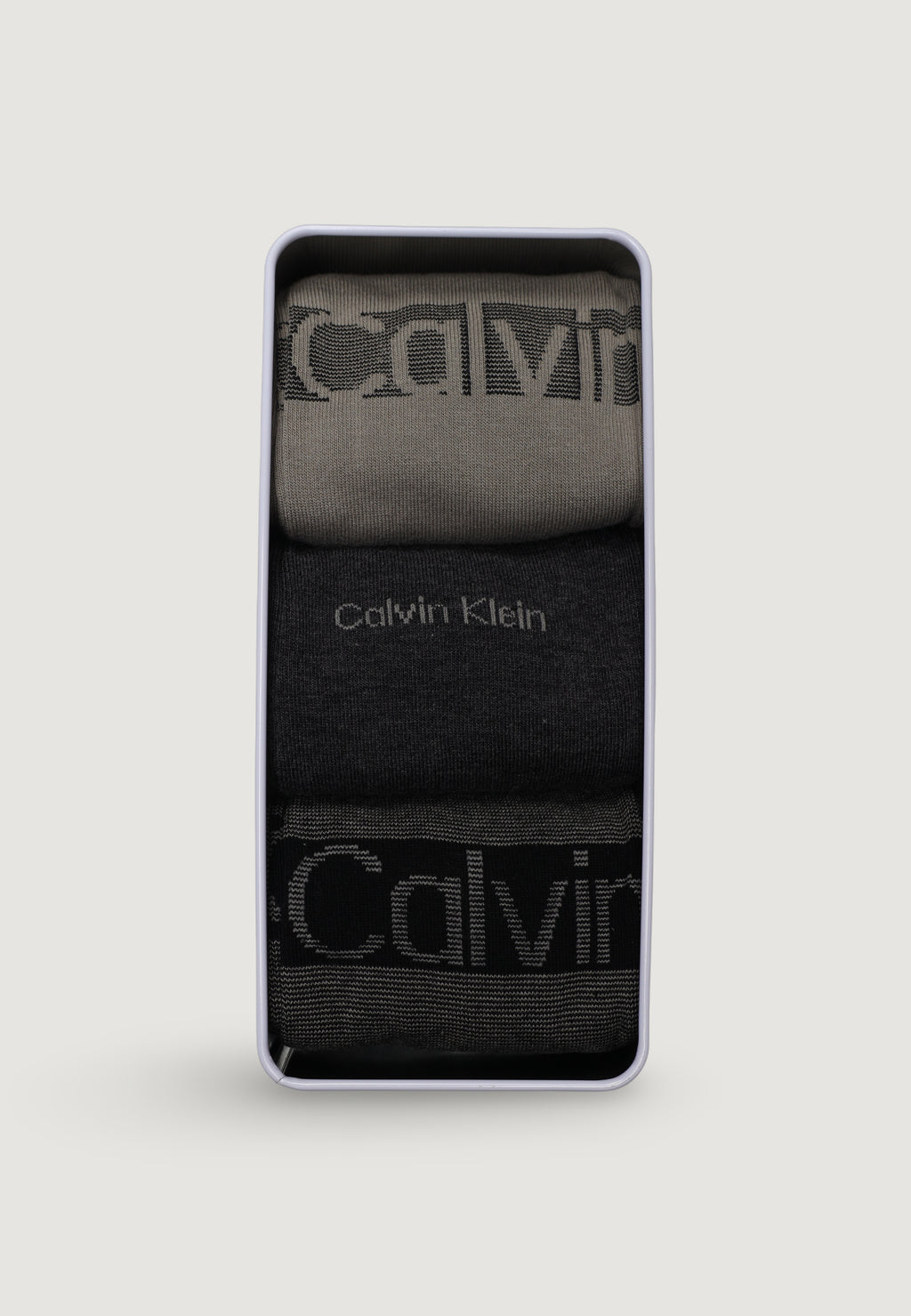 Knee high socks Calvin Klein Jeans MEN SOCK 3P GIFTBOX LOGO STRIPE