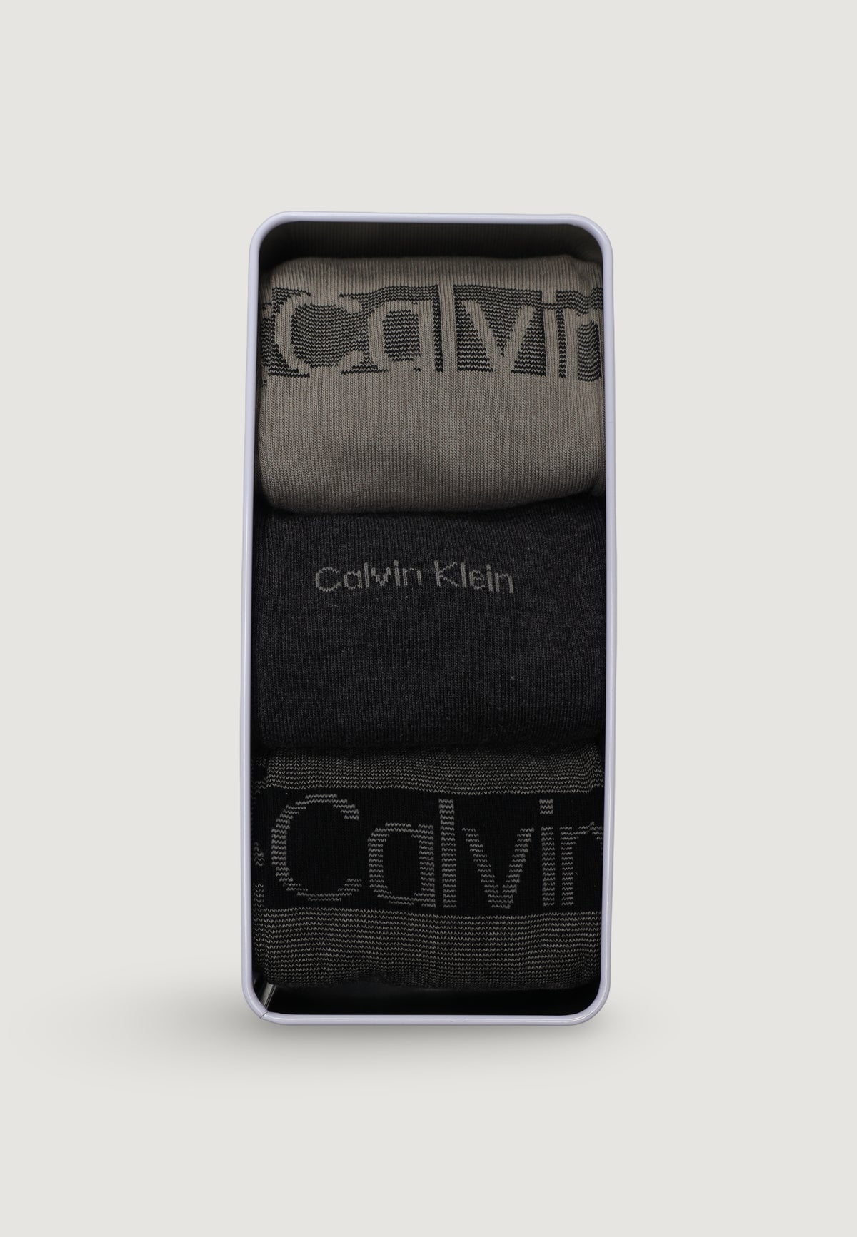 Knee high socks Calvin Klein Jeans MEN SOCK 3P GIFTBOX LOGO STRIPE