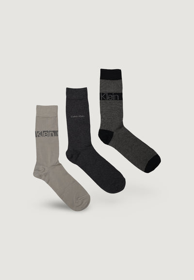 Calzini Lunghi Calvin Klein Jeans MEN SOCK 3P GIFTBOX LOGO STRIPE
