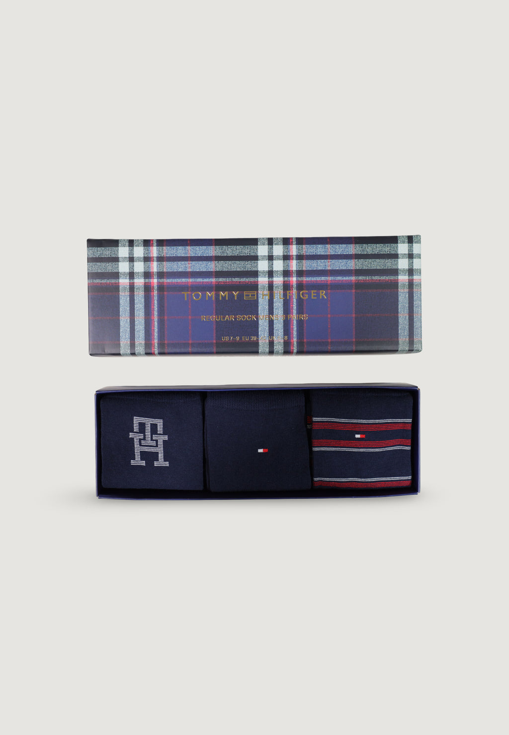 Knee high socks Calvin Klein Jeans MEN SOCK 3P GIFTBOX MONOGRAM STRIPE