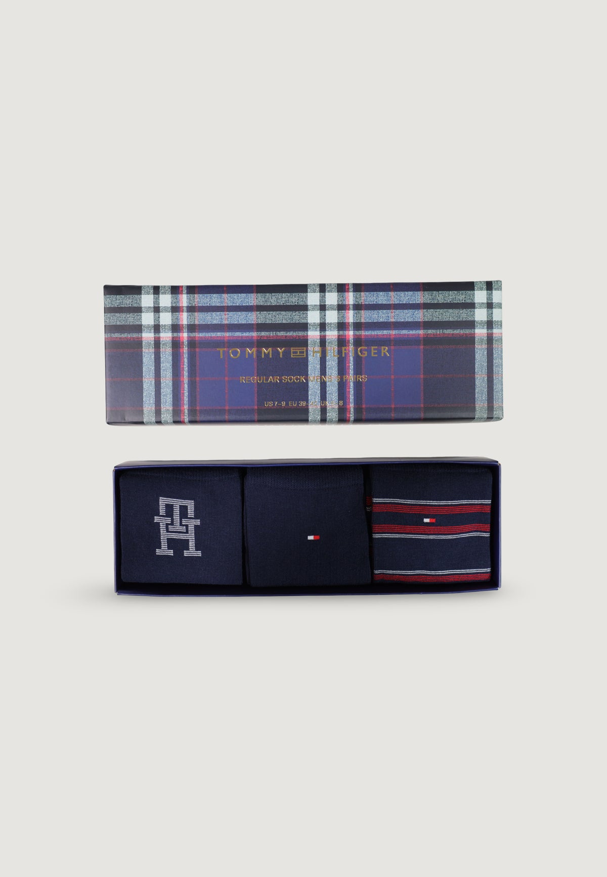 Knee high socks Calvin Klein Jeans MEN SOCK 3P GIFTBOX MONOGRAM STRIPE