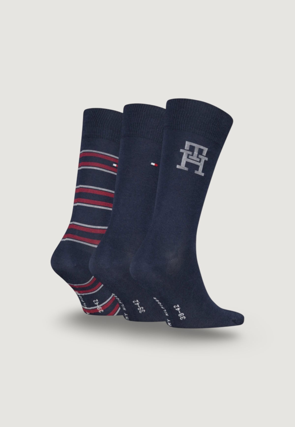 Knee high socks Calvin Klein Jeans MEN SOCK 3P GIFTBOX MONOGRAM STRIPE