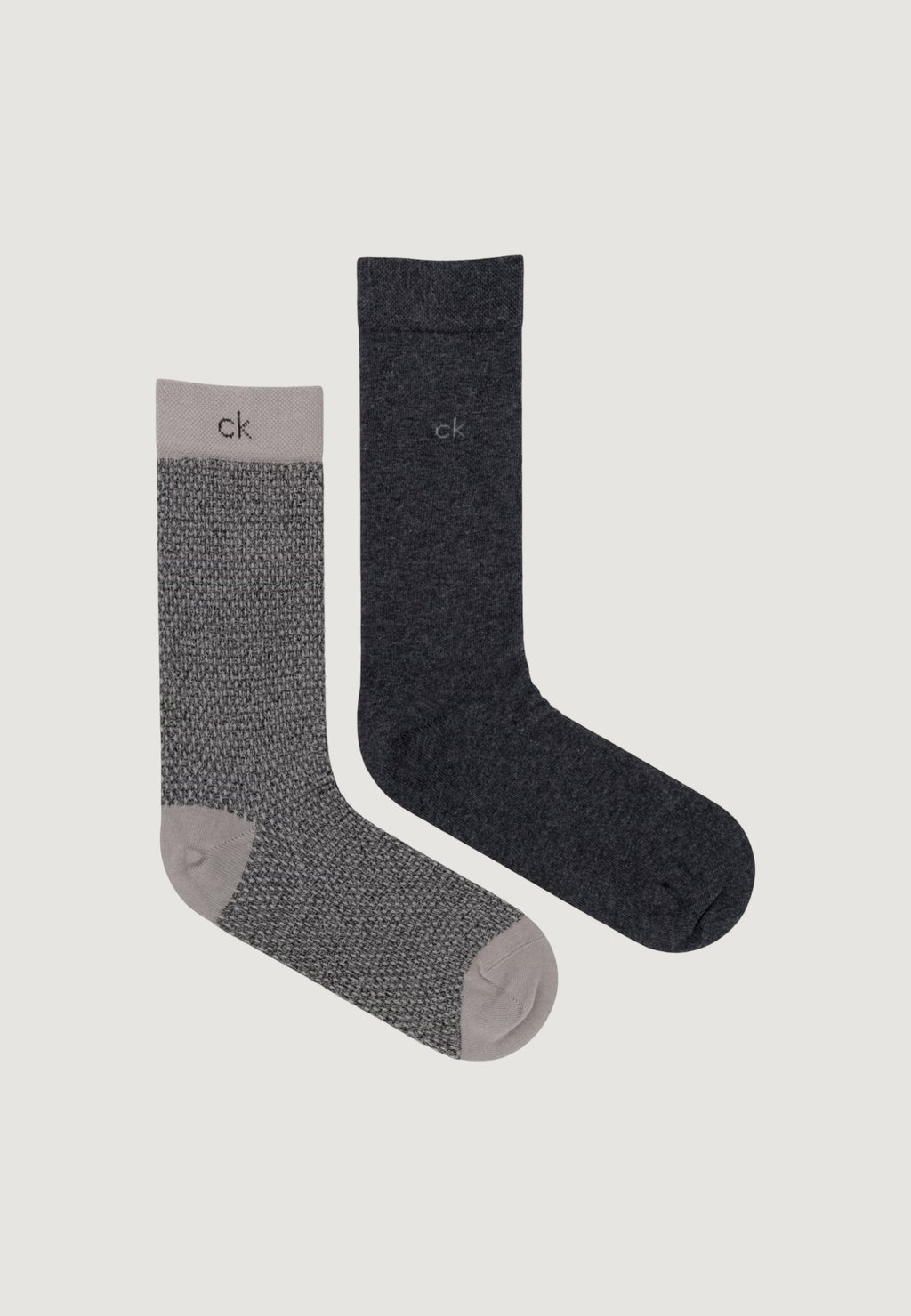 Calzini Lunghi Calvin Klein Jeans MEN SOCK 2P MOULINE STRUCTURE