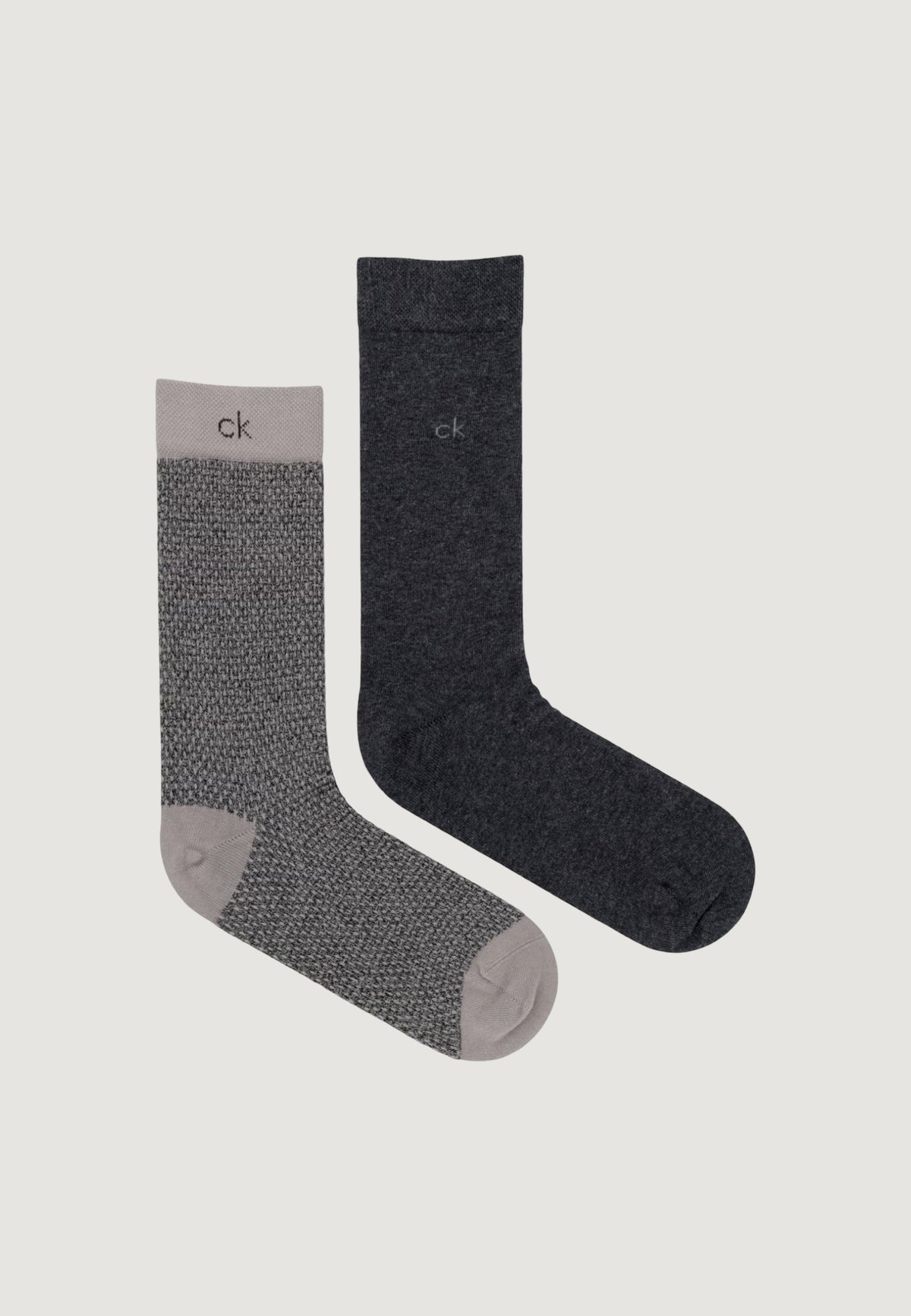 Calzini Lunghi Calvin Klein Jeans MEN SOCK 2P MOULINE STRUCTURE