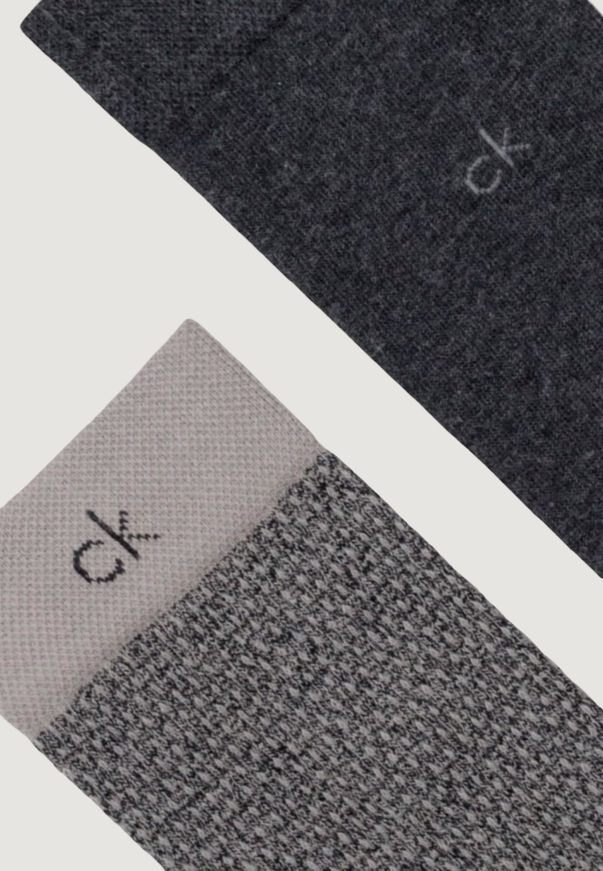 Calzini Lunghi Calvin Klein Jeans MEN SOCK 2P MOULINE STRUCTURE