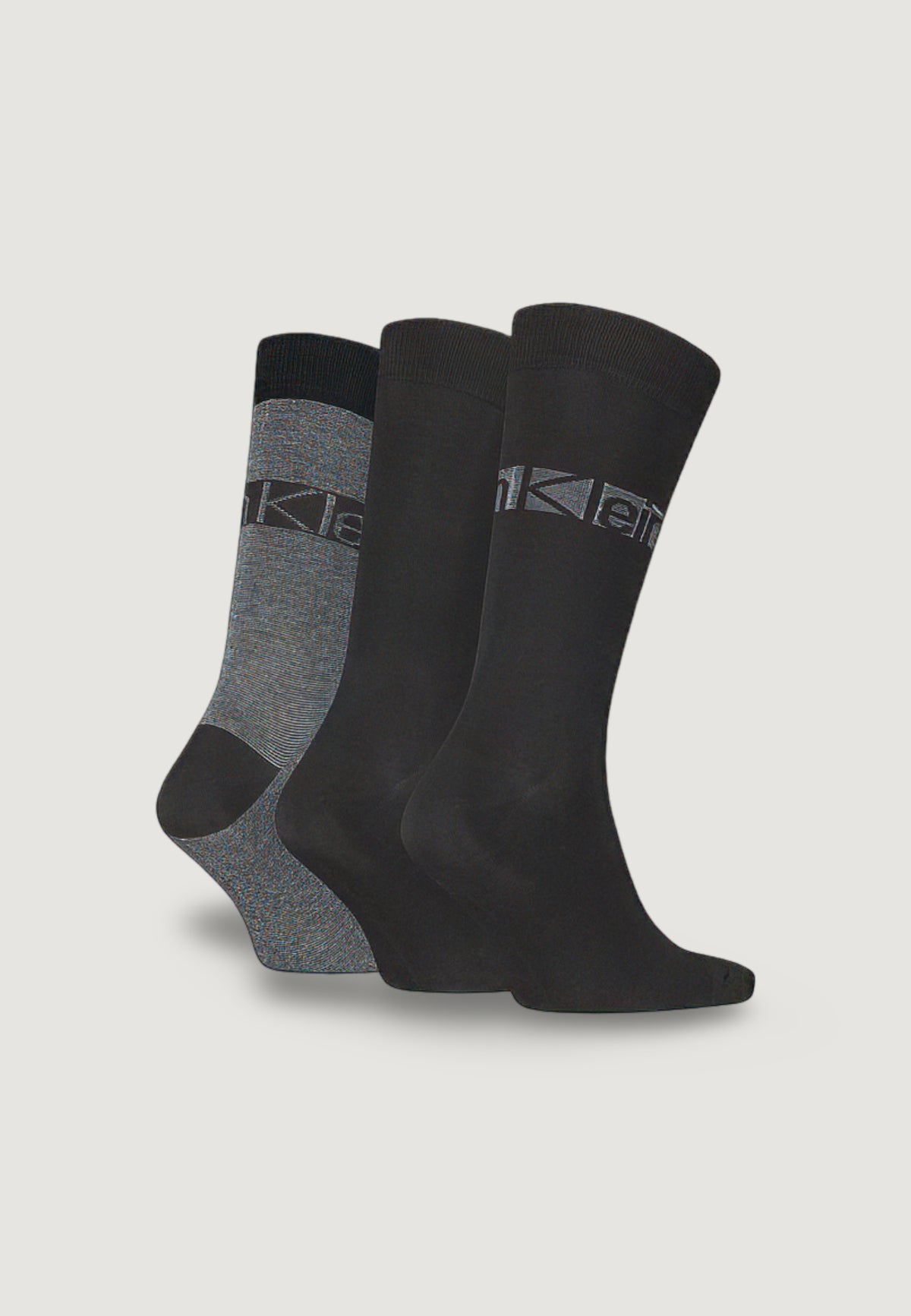 Knee high socks Calvin Klein Jeans MEN SOCK 3P GIFTBOX LOGO STRIPE
