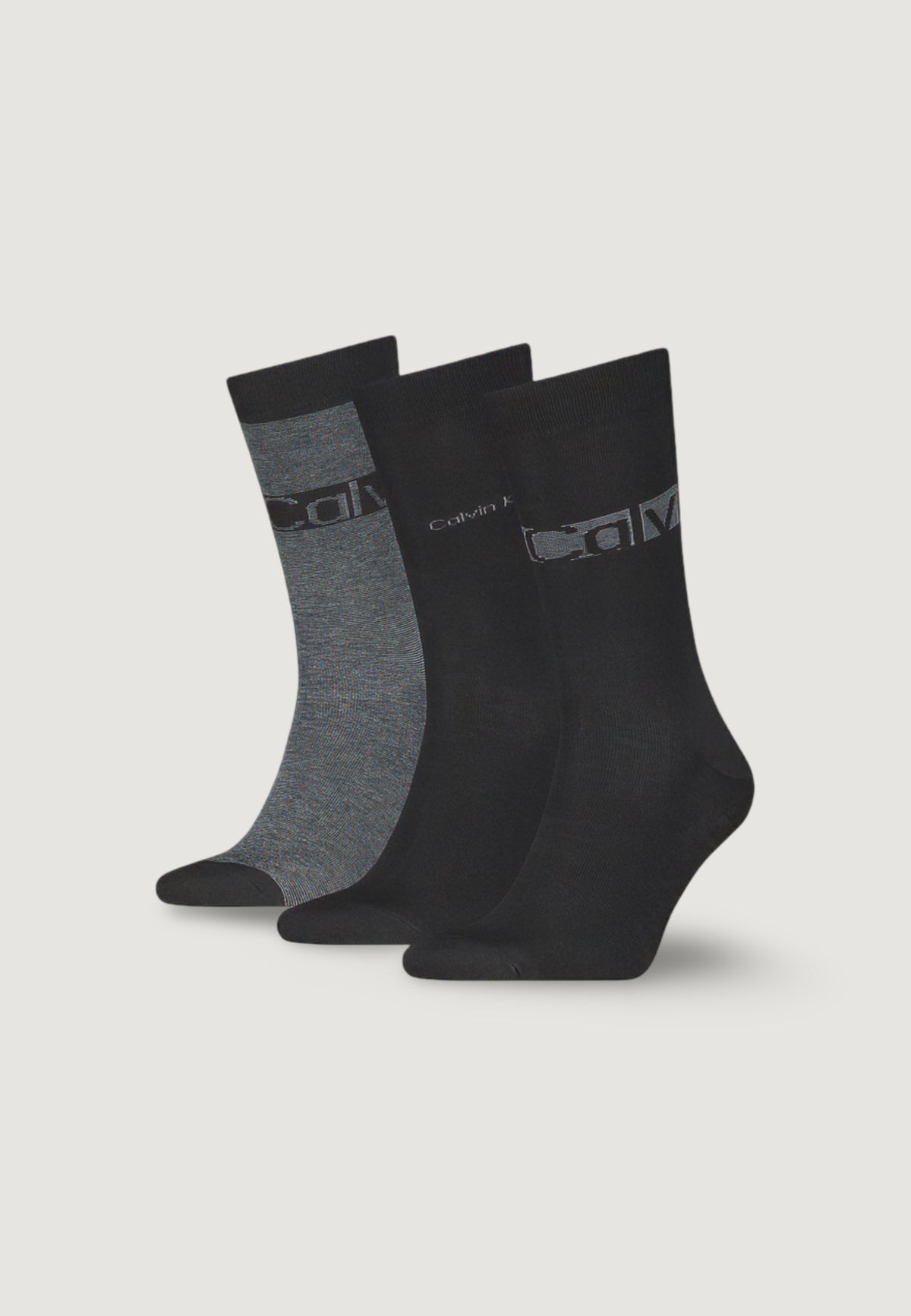 Knee high socks Calvin Klein Jeans MEN SOCK 3P GIFTBOX LOGO STRIPE