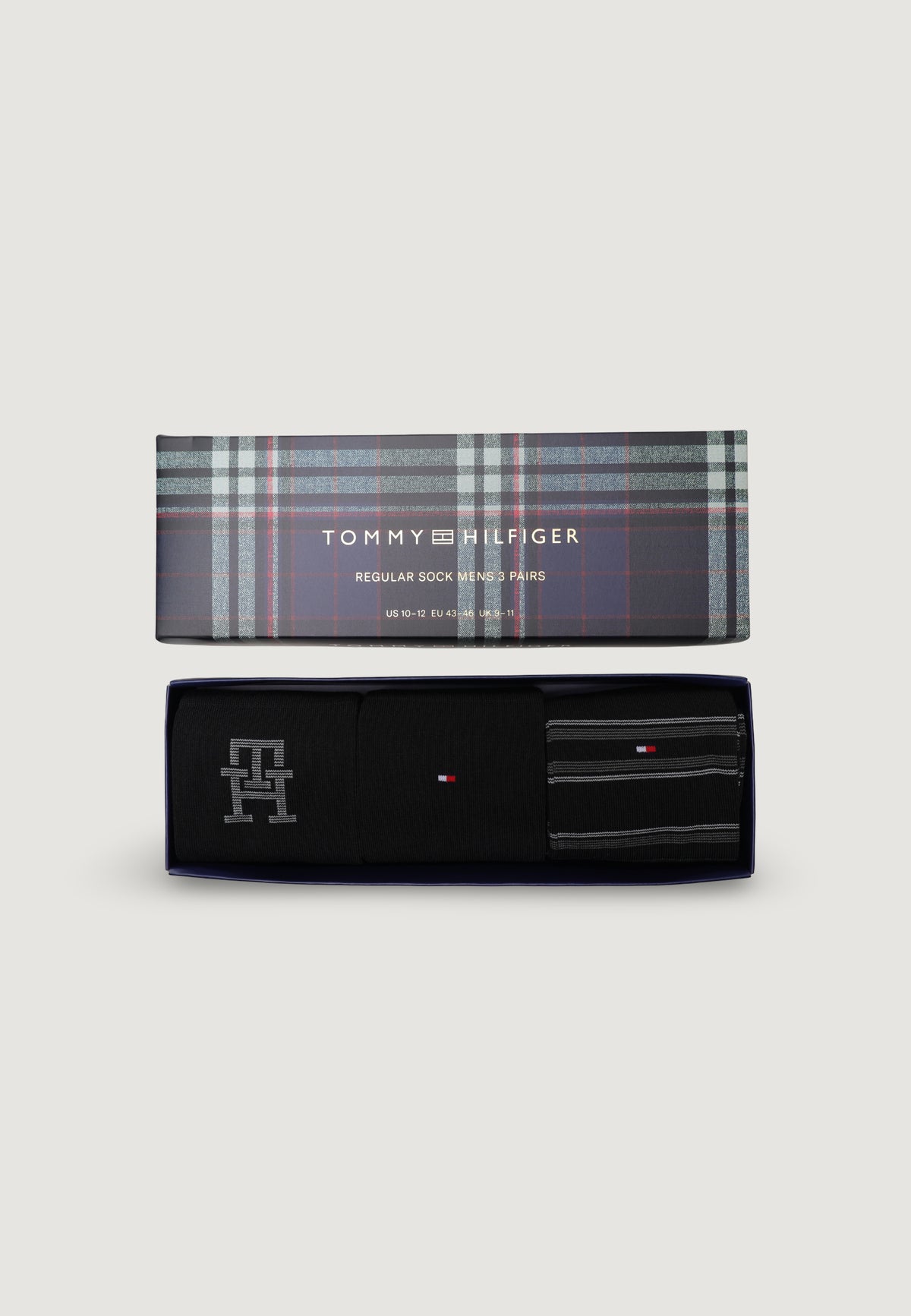 Knee high socks Calvin Klein Jeans MEN SOCK 3P GIFTBOX MONOGRAM STRIPE