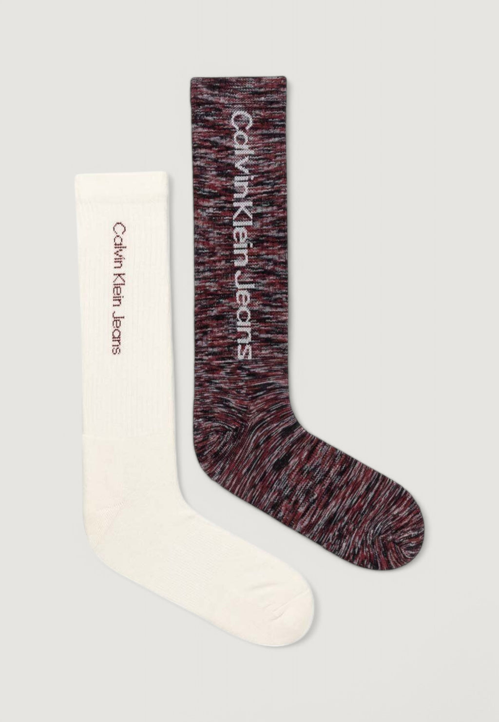 Knee high socks Calvin Klein Jeans CKJ MEN SOCK 2P SPACEDYE