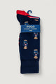 Calzini Lunghi Ralph Lauren A OB/STRIPE-CREW SOCK-2 PACK