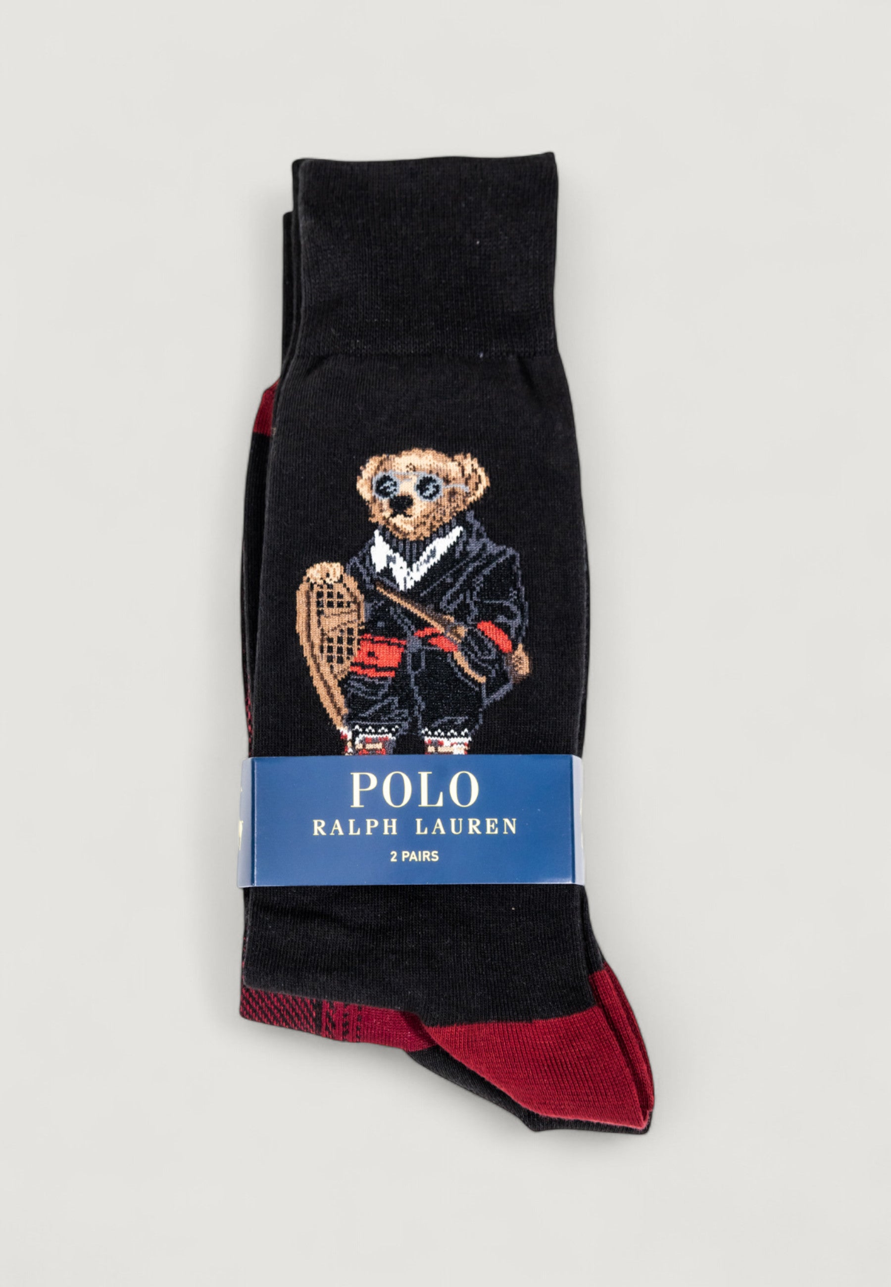 Calzini Lunghi Ralph Lauren HOLIDAY BEAR-CREW SOCK-2 PACK