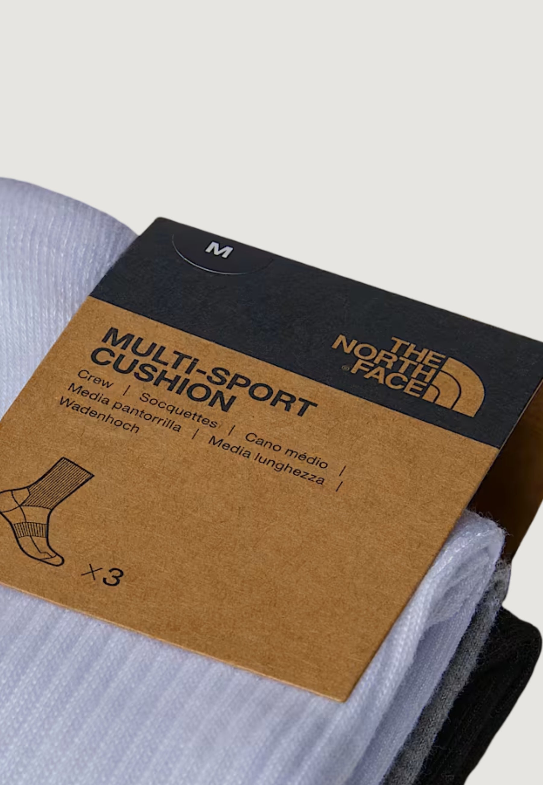 Knee high socks The North Face MLSPRT SOCK CSH CREW 3P