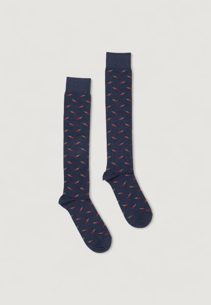 Knee high socks YOS PEPERONCINO