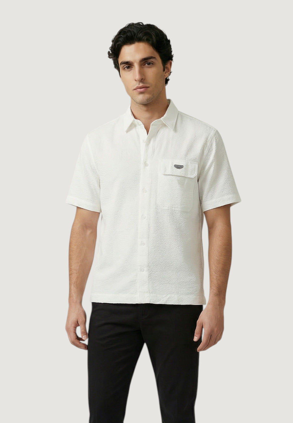 Camicia manica corta Antony Morato VIENNA RELAXED FIT