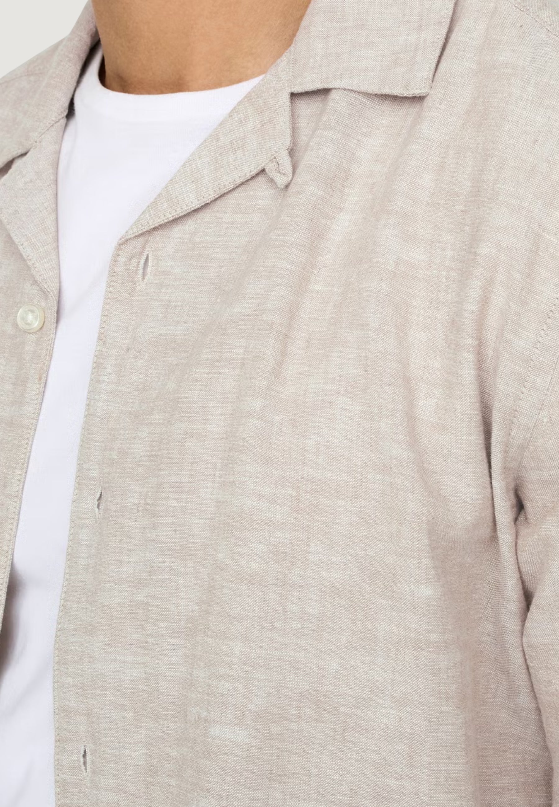 Camicia manica corta Only & Sons ONSCAIDEN SS SOLID RESORT LINEN NOOS