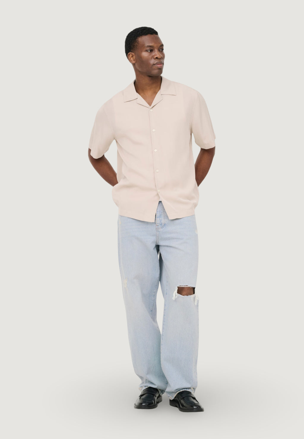 Camicia manica corta Only & Sons Onsperu Ss Reg Tencel Shirt Noos