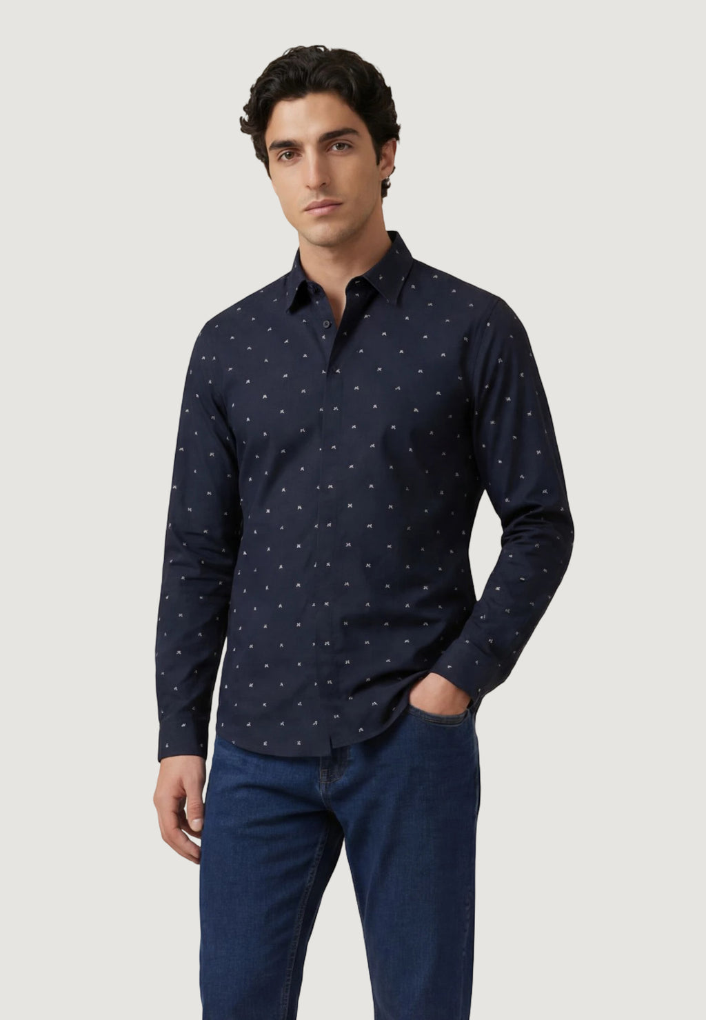 Long sleeve shirt Armani Exchange XM000625 AF13184