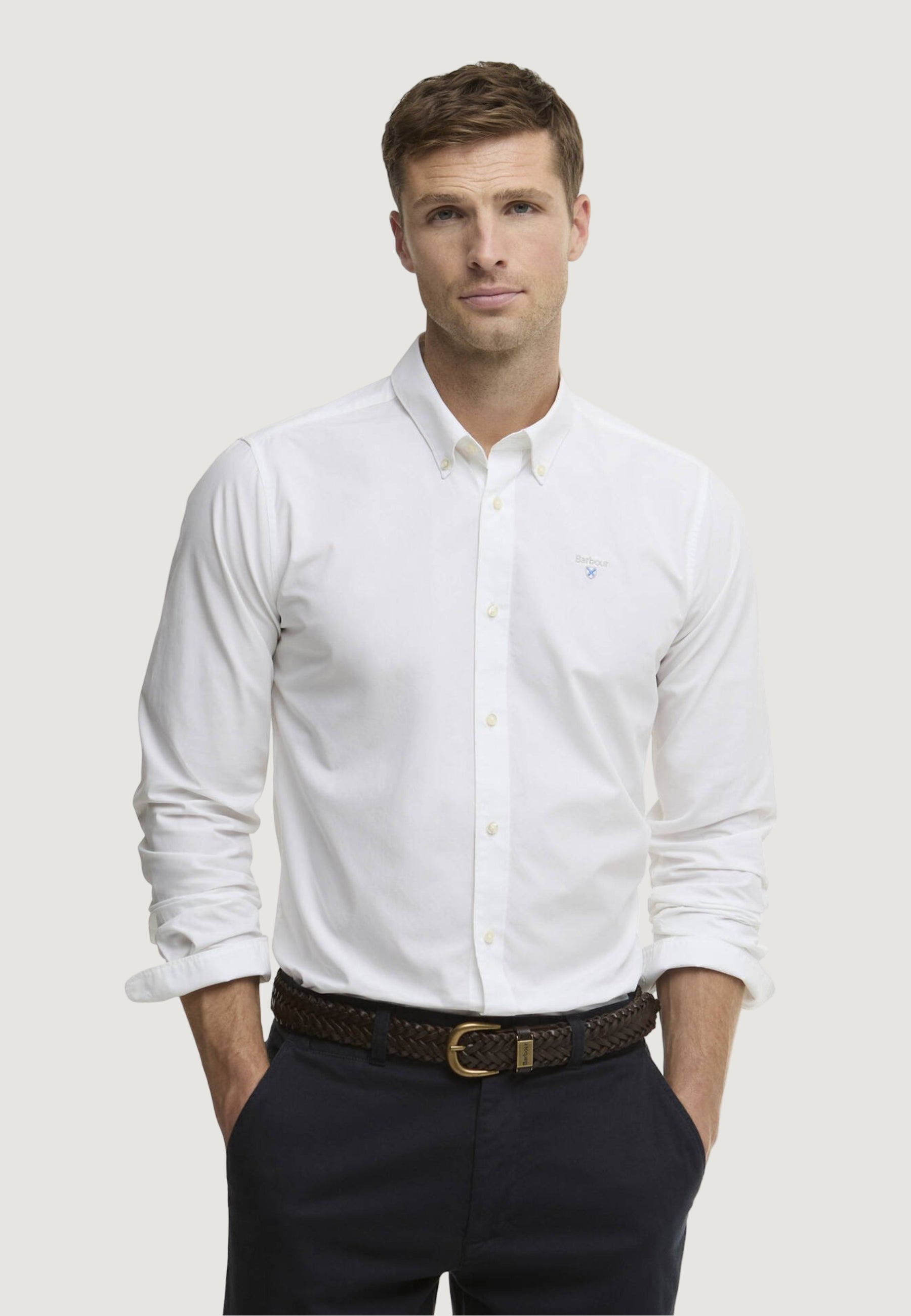 Camicia manica lunga Barbour TREEPORT POPLIN