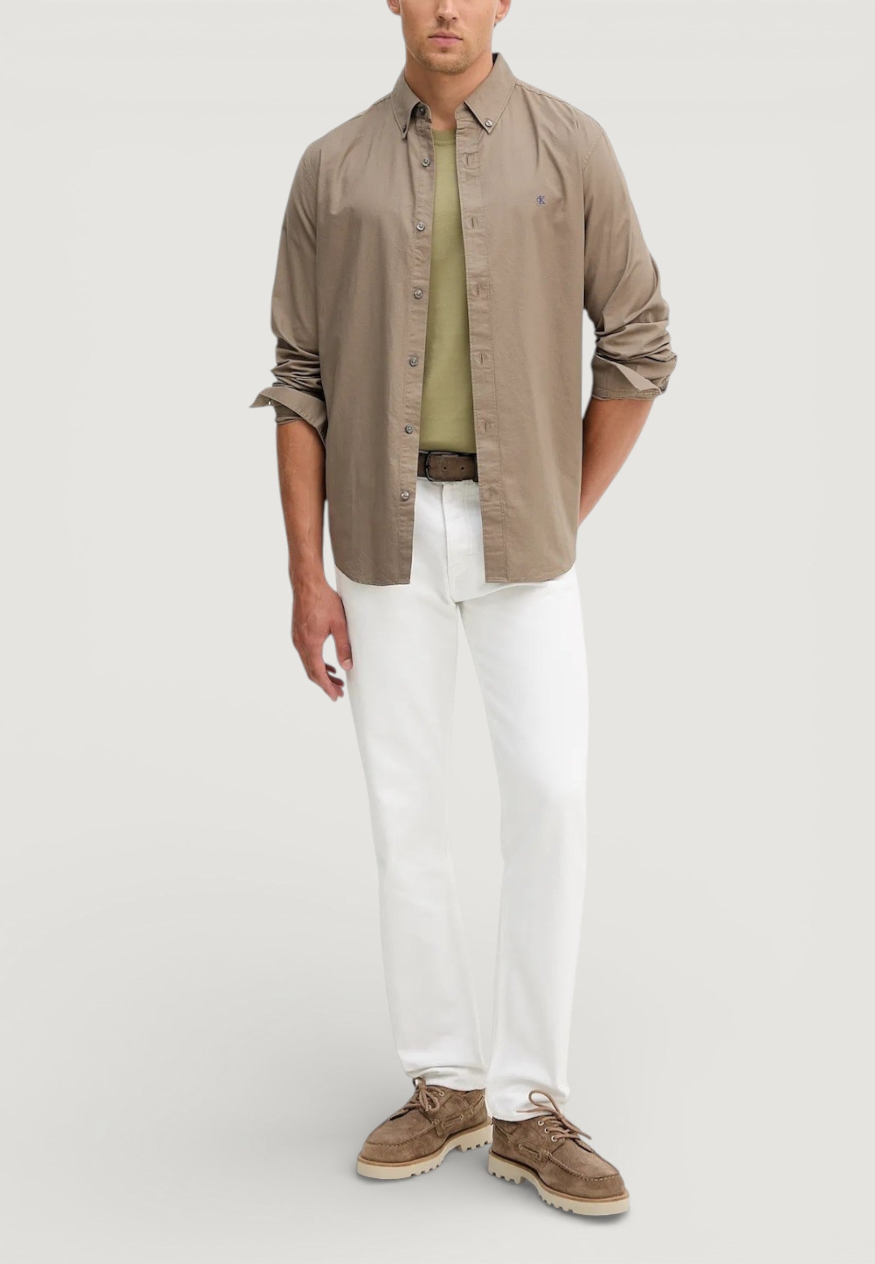 Camicia manica lunga Calvin Klein Jeans LS SOLID OXFORD CLAS