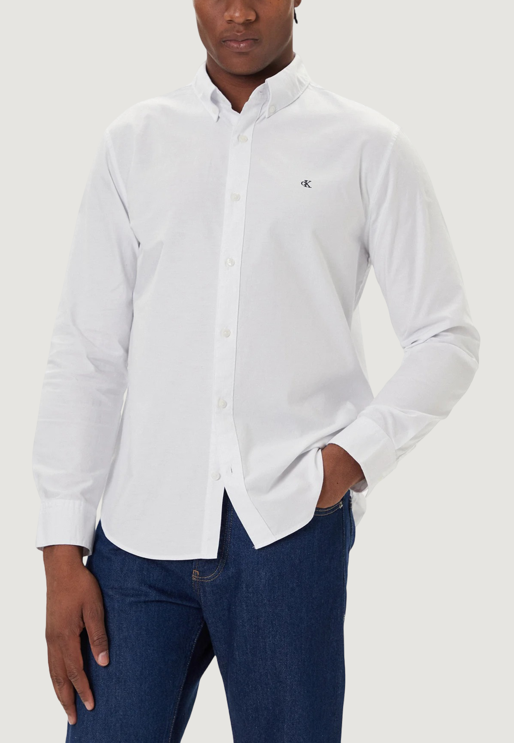 Camicia manica lunga Calvin Klein Jeans LS SOLID OXFORD CLAS