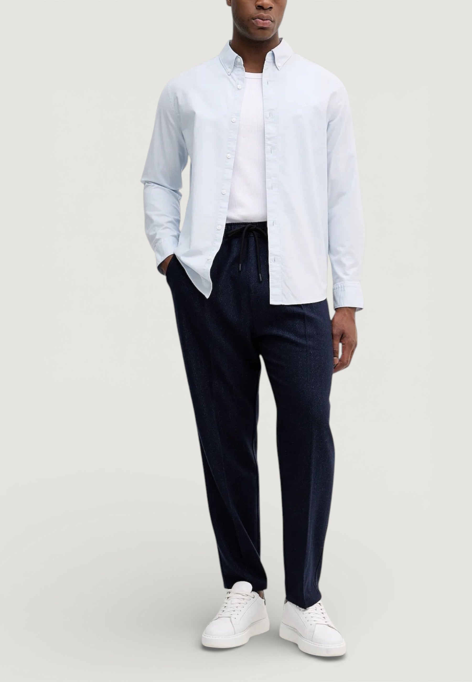 Camicia manica lunga Calvin Klein Jeans LS SOLID OXFORD CLAS