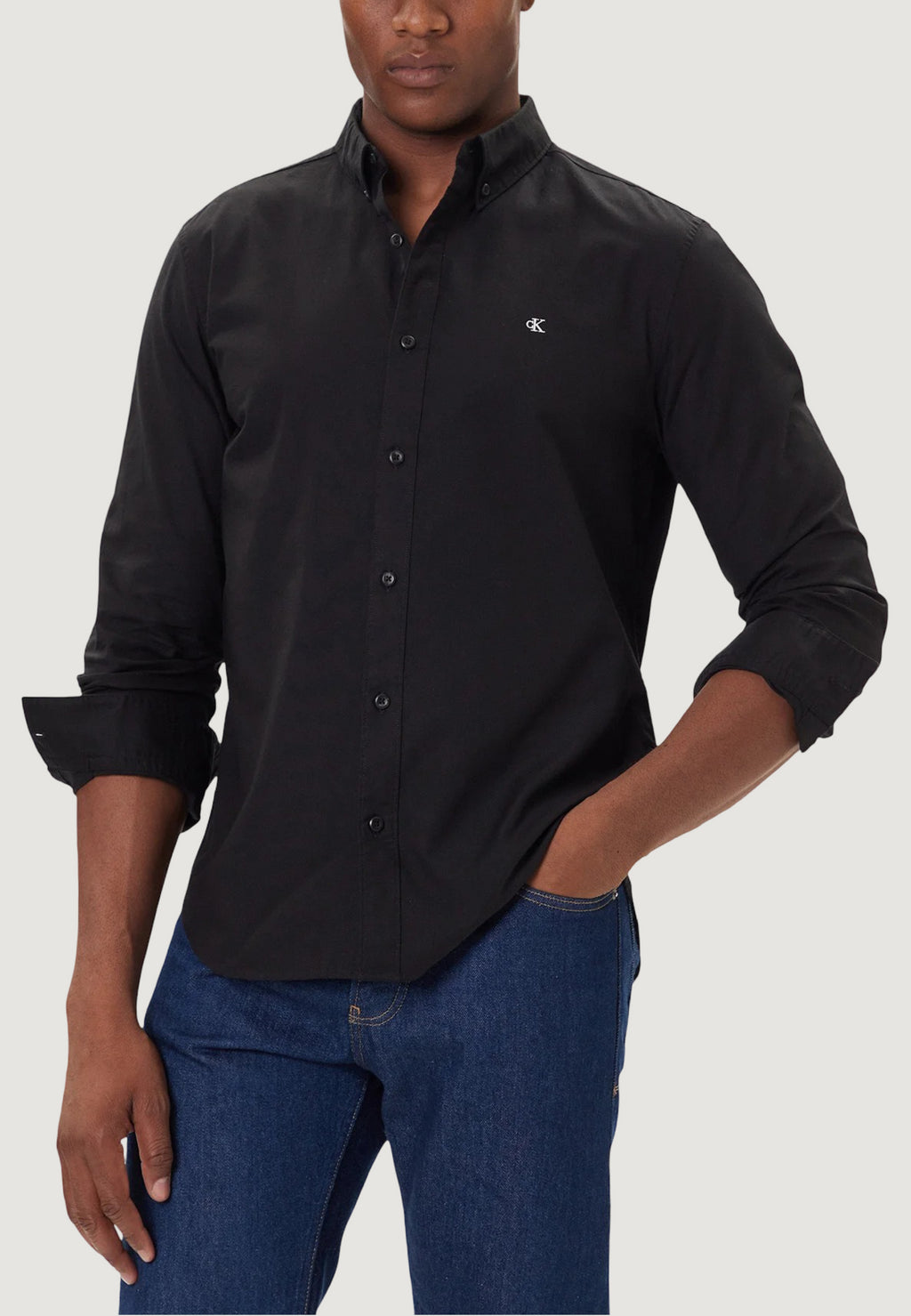 Camicia manica lunga Calvin Klein Jeans LS SOLID OXFORD CLAS