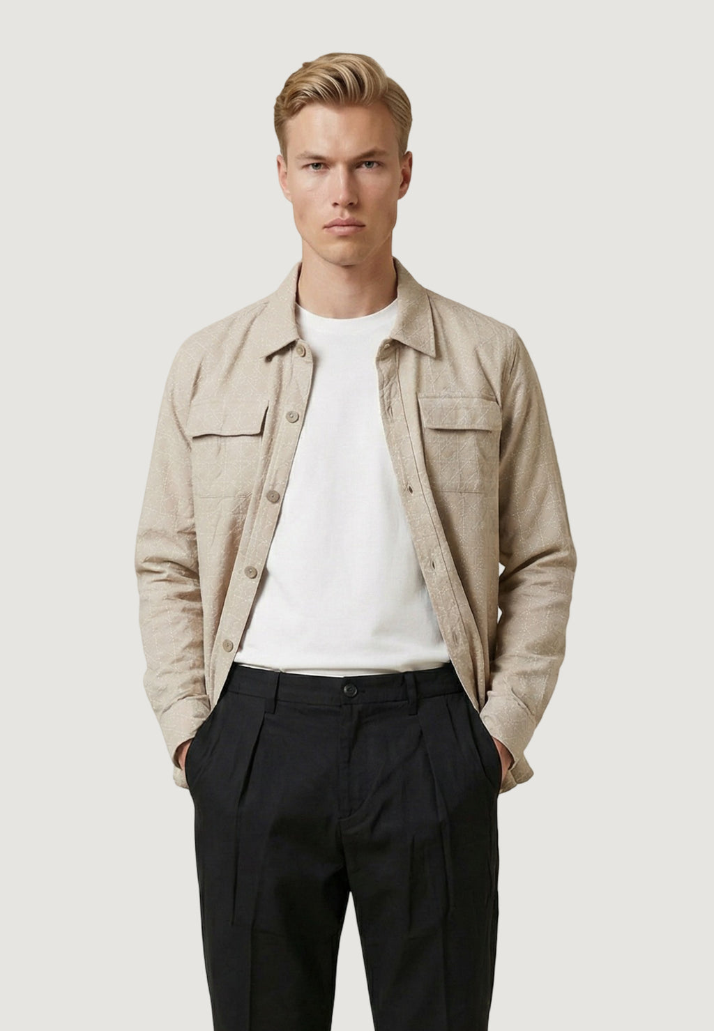 Camicia manica lunga Gianni Lupo OVERSHIRT