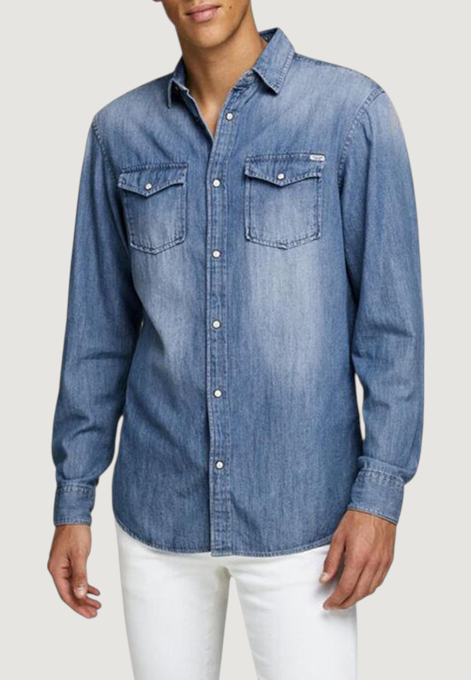 Long sleeve shirt Jack Jones JJESHERIDAN L/S NOOS