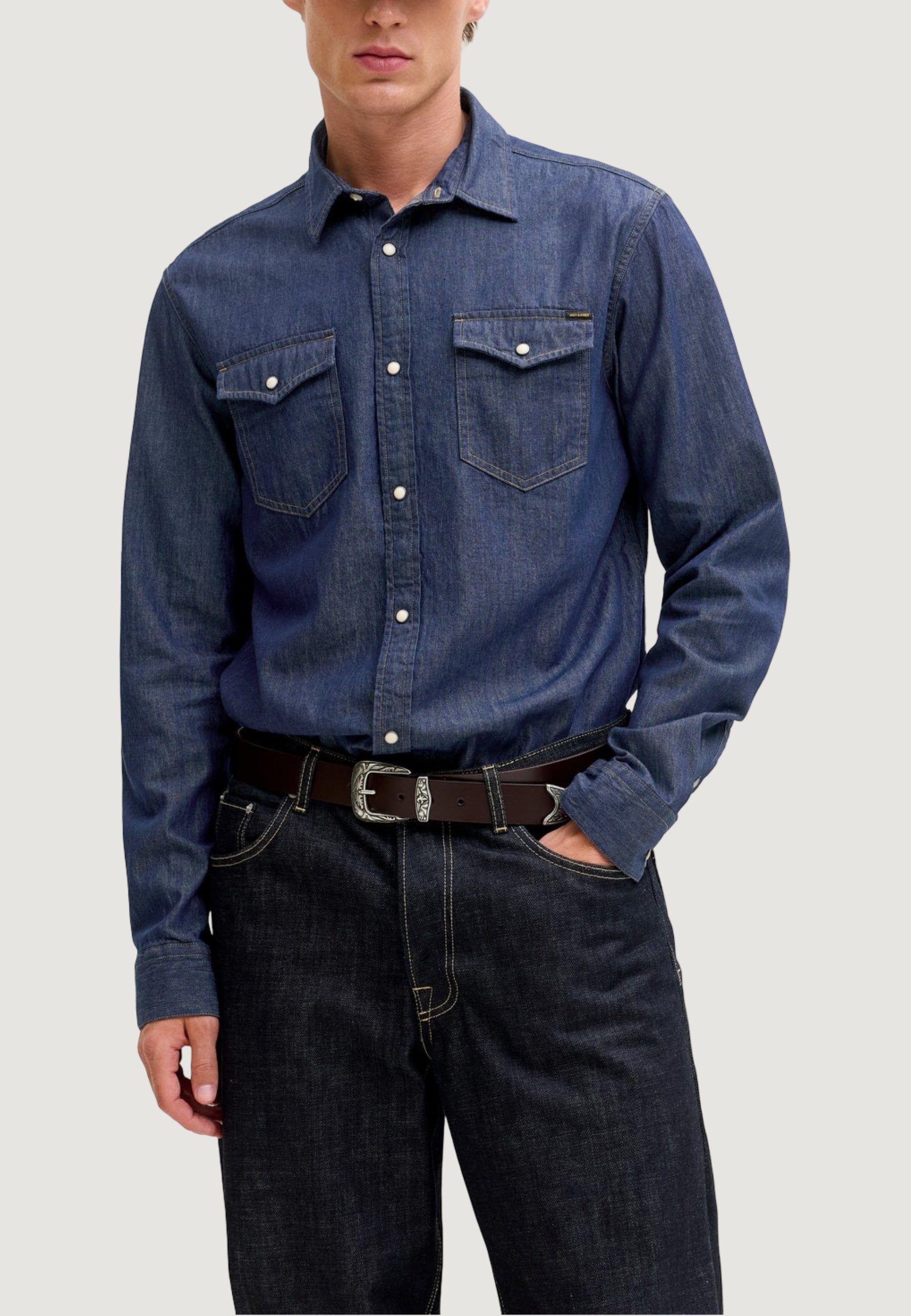 Long sleeve shirt Jack Jones JJESHERIDAN L/S NOOS