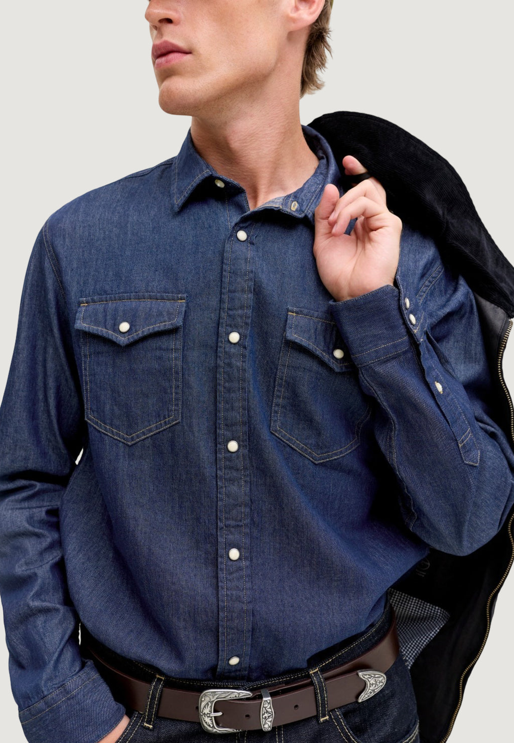 Long sleeve shirt Jack Jones JJESHERIDAN L/S NOOS