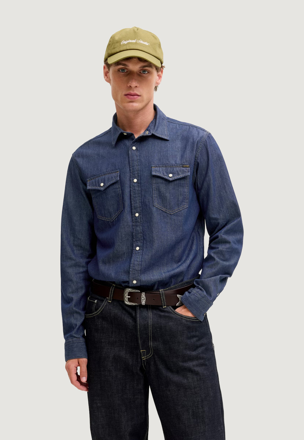 Long sleeve shirt Jack Jones JJESHERIDAN L/S NOOS