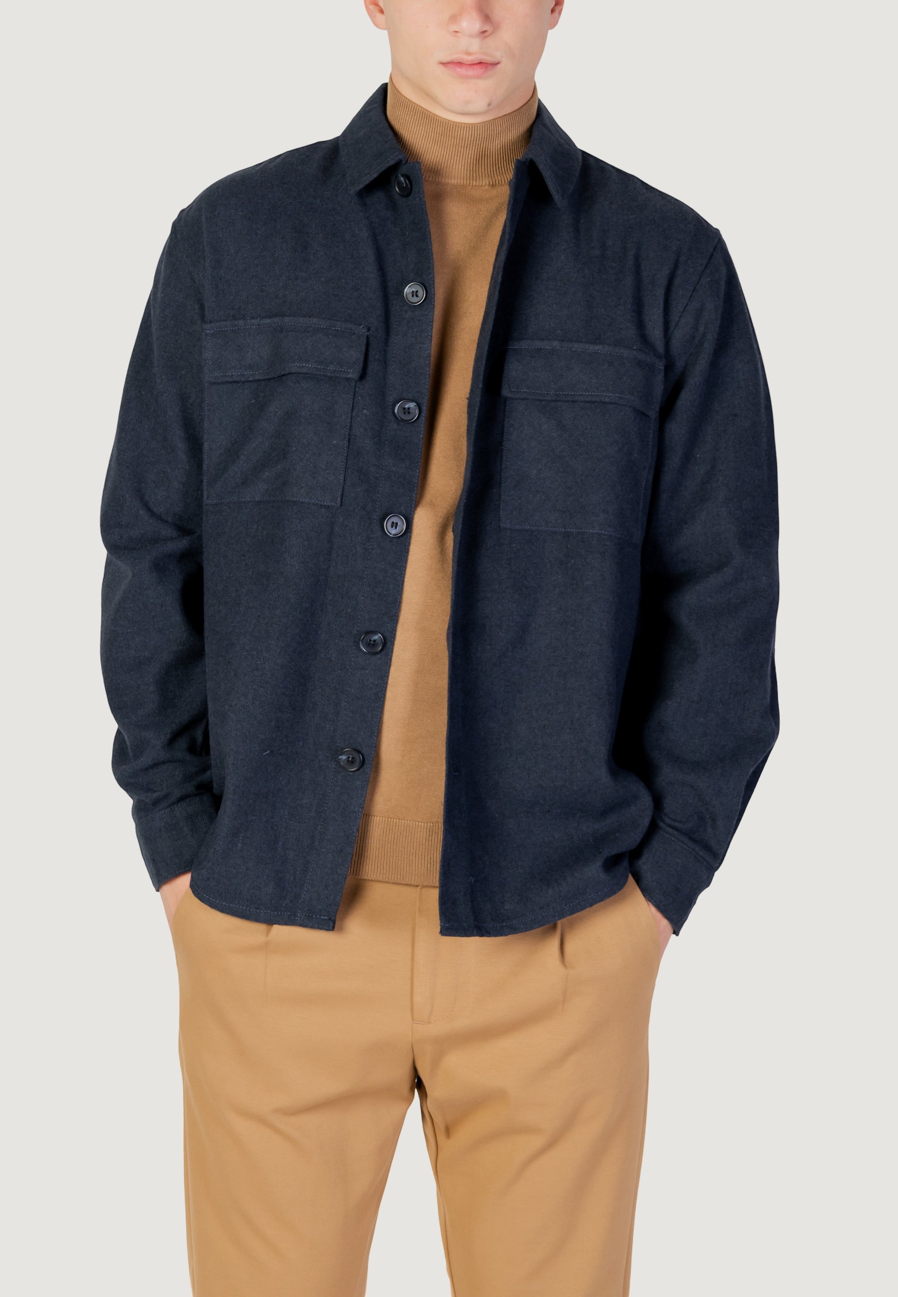 Long sleeve shirt Only & Sons ONSPAUL RLX OVERSHIRT