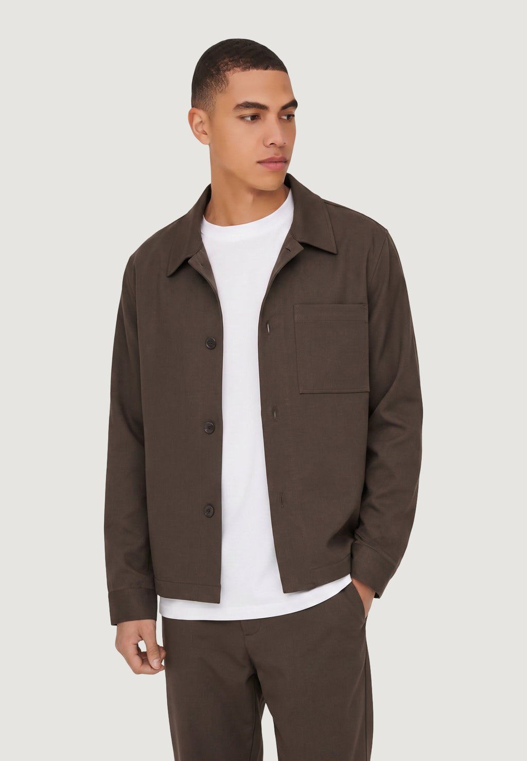 Camicia manica lunga Only & Sons Onsmiro Reg 0346 Overshirt Frml