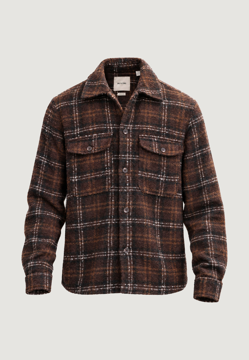 Camicia manica lunga Only & Sons Onsluigi Ls Boucle Reg Overshirt