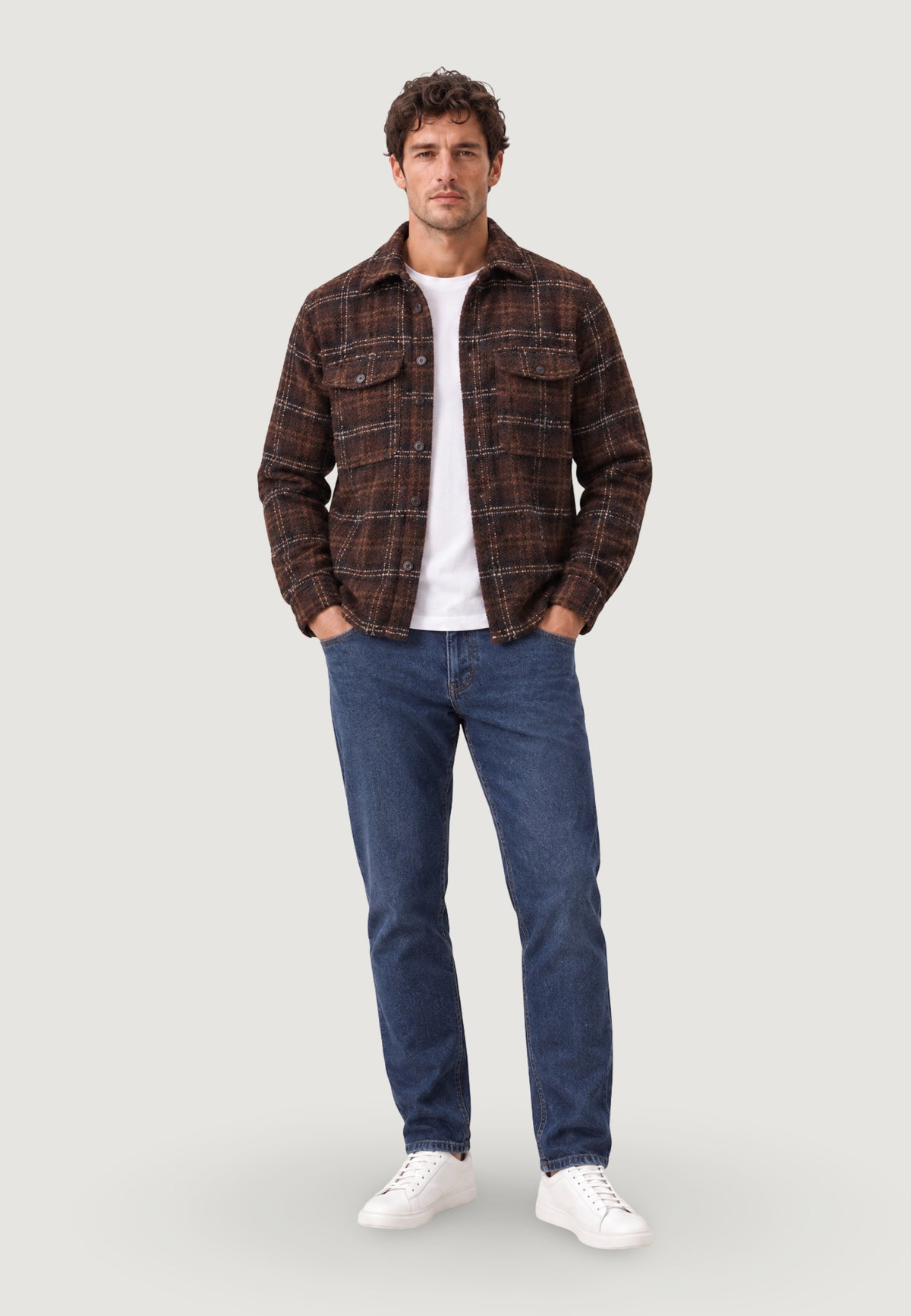 Camicia manica lunga Only & Sons Onsluigi Ls Boucle Reg Overshirt