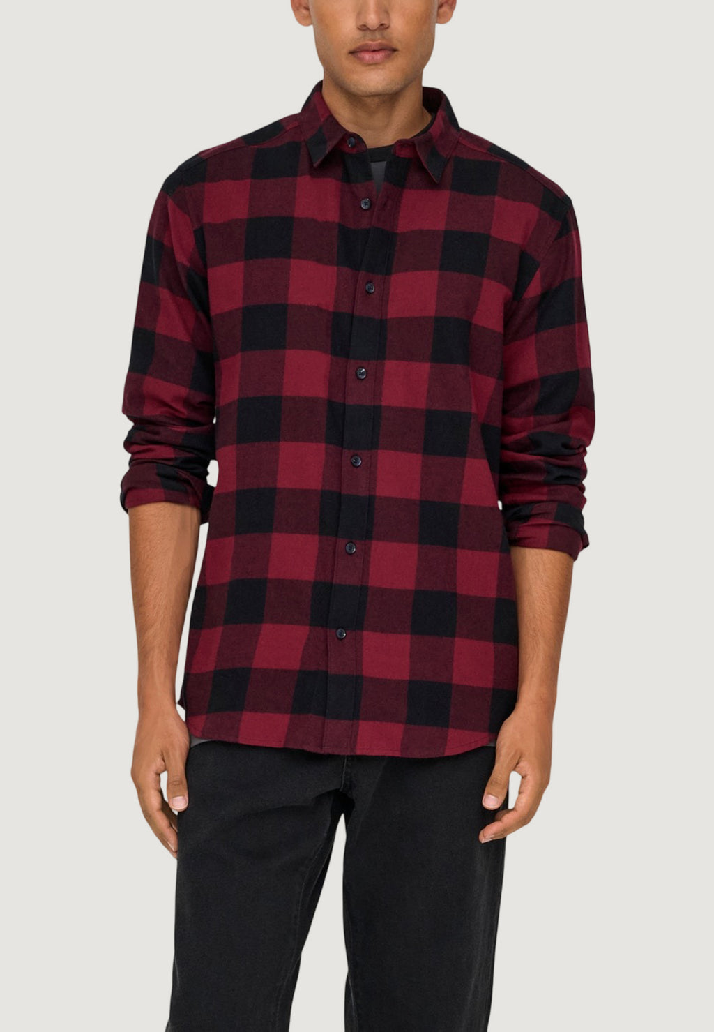 Long sleeve shirt Only & Sons ONSGUDMUND LS CHECKED SHIRT NOOS 