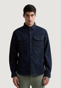 Long sleeve shirt Replay 6.5 OZ DEEP BLUE DENIM