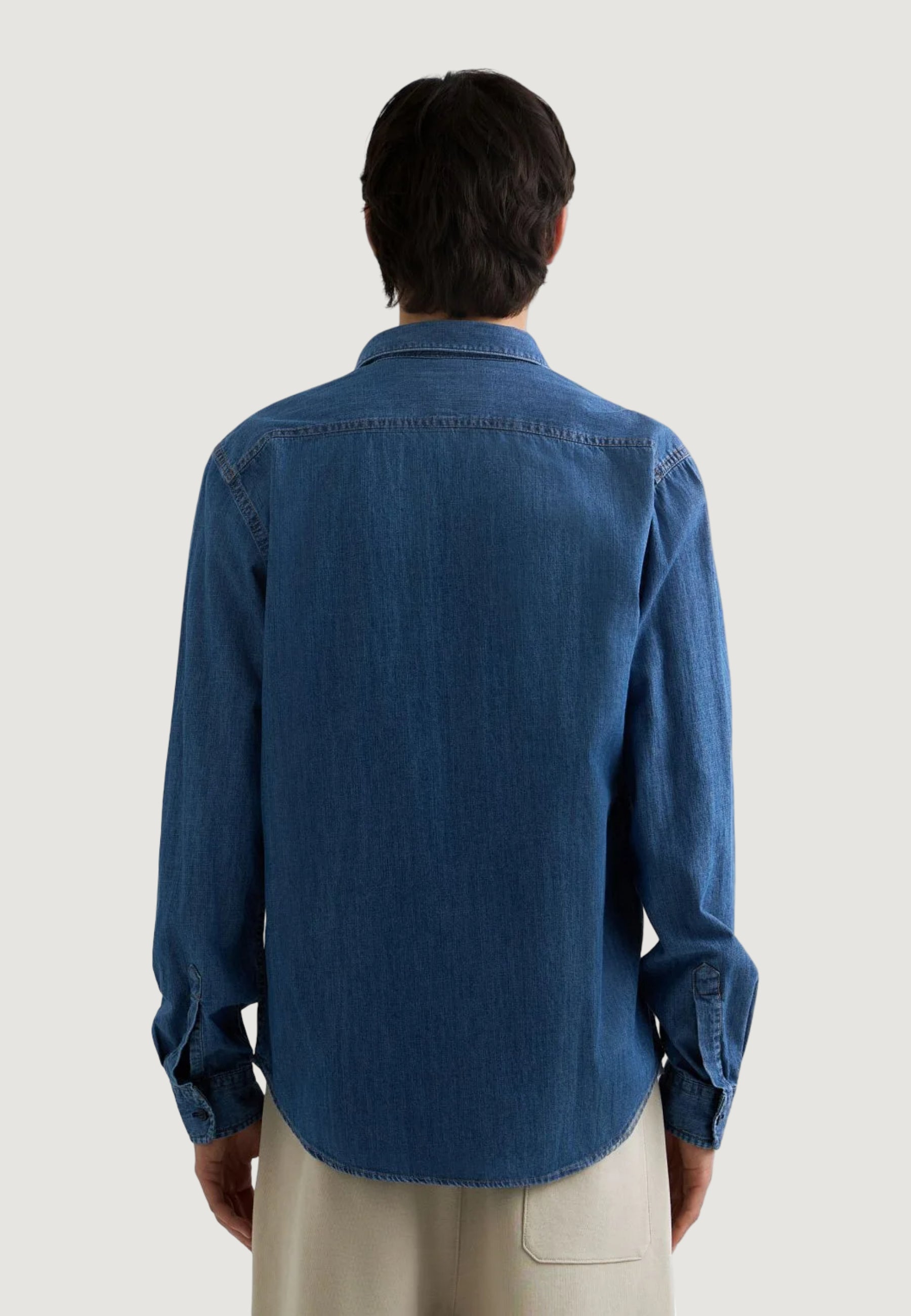 Camicia manica lunga Replay 6.5 OZ DEEP BLUE DENIM