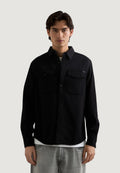 Long sleeve shirt Replay 6.5 OZ BLACK DENIM