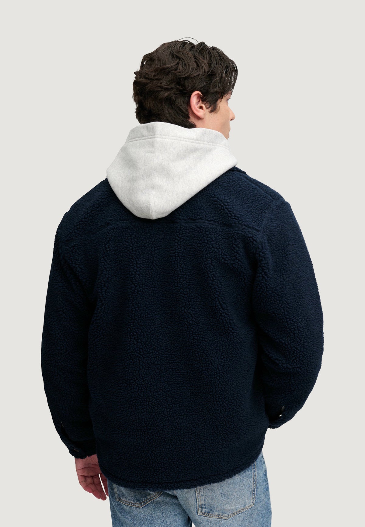Camicia manica lunga Superdry Retro Fleece Overshirt