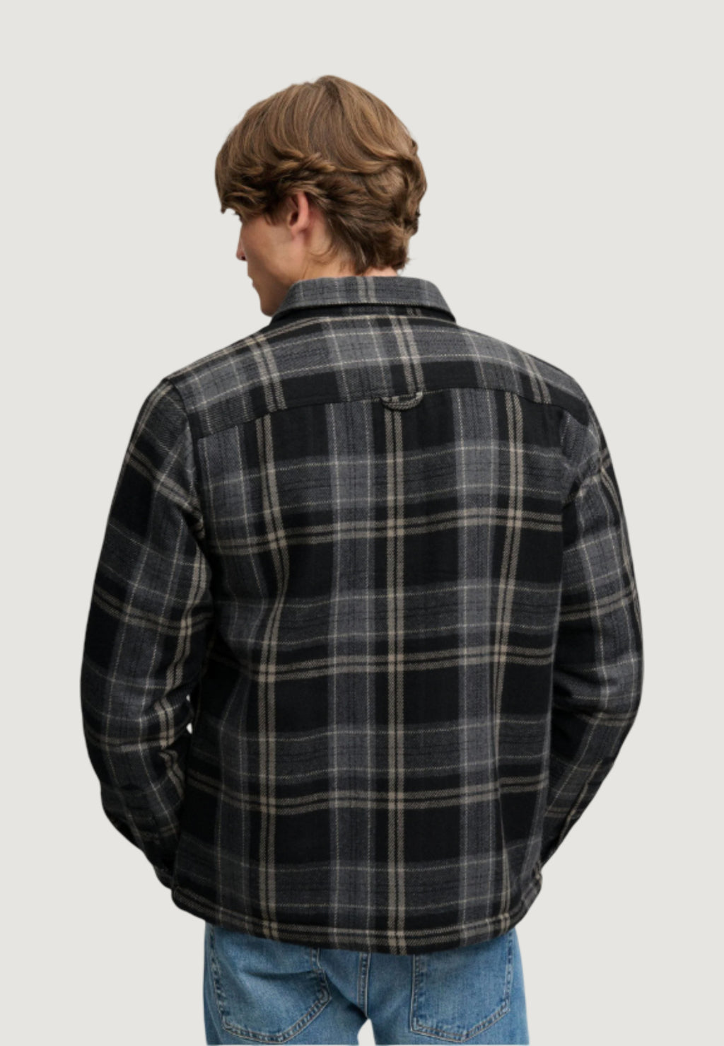 Long sleeve shirt Superdry BORG LINED MILLER OVERSHIRT