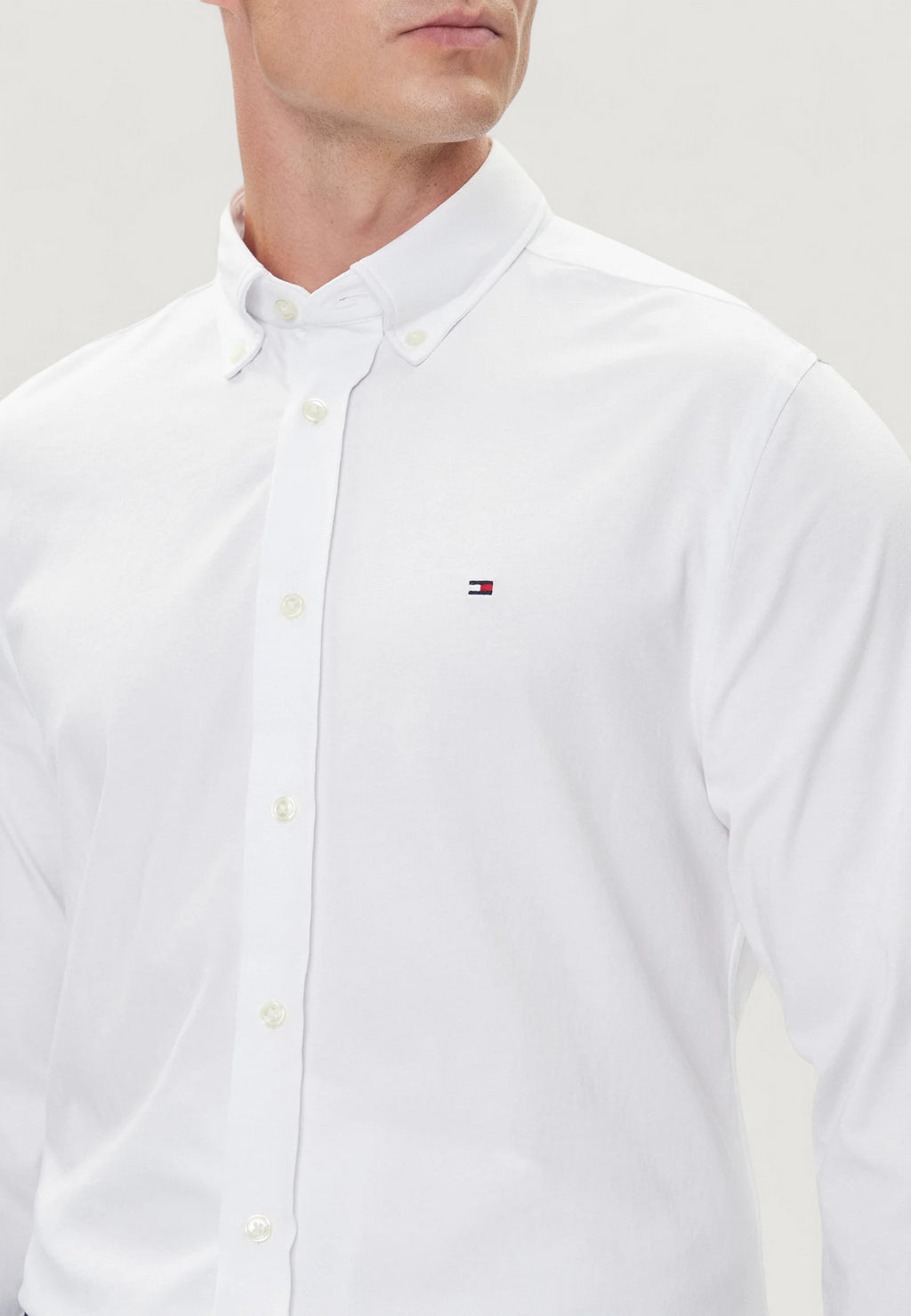 Camicia manica lunga Tommy Hilfiger PERFORMANCE KNIT SOL