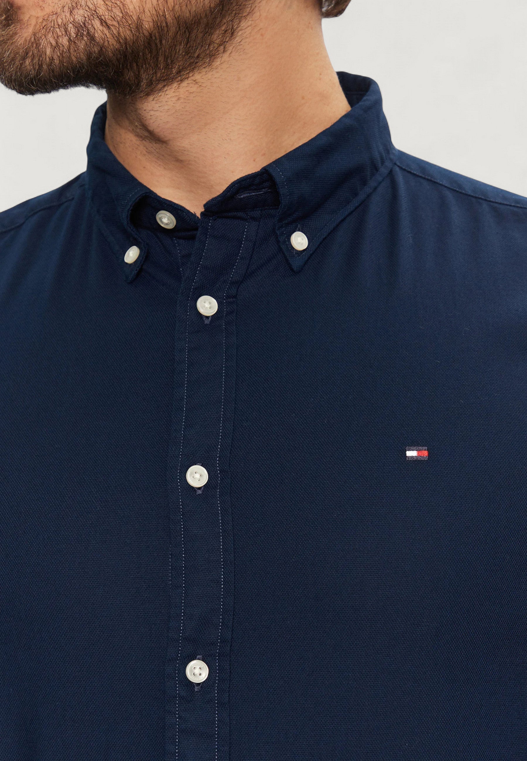 Camicia manica lunga Tommy Hilfiger FLEX DOBBY SF SHIRT